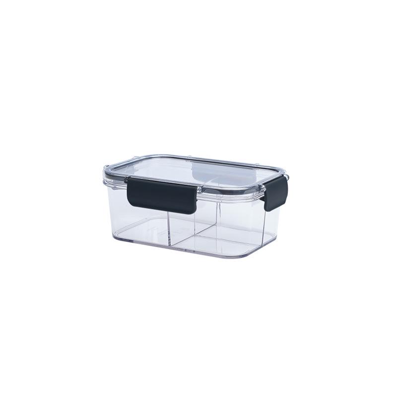 Transparent Food-Grade Refrigerator Storage Box for Fresh Produce and Lunches