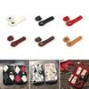 Handmade Hasp Buttons Leather Bag Buckles with Sewing Holes DIY Bag Accessories
