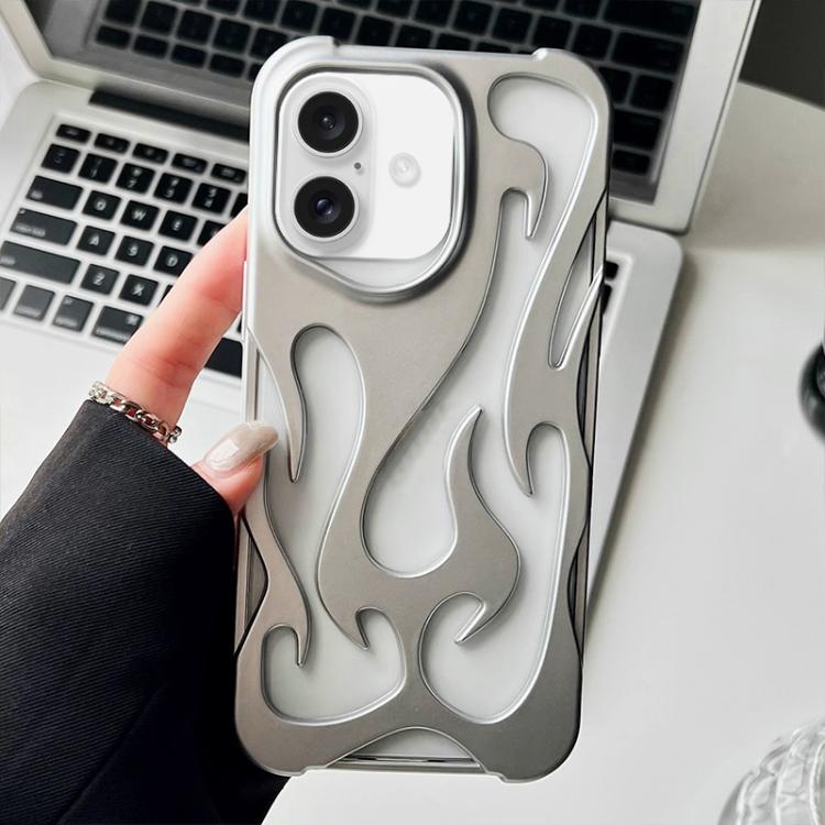Matný TPU kryt na telefon s povrchovou úpravou Flame Hollow Cooling Spray