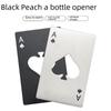 Spade A Playing Card Style Stainless Steel Bottle Opener