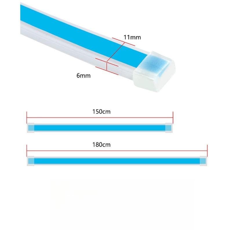 Car LED Hood Light Strip 12V, Flexible Waterproof Exterior Bonnet Daytime Running Atmosphere Lamp, Universal for Car SUV Truck Decorative Lighting