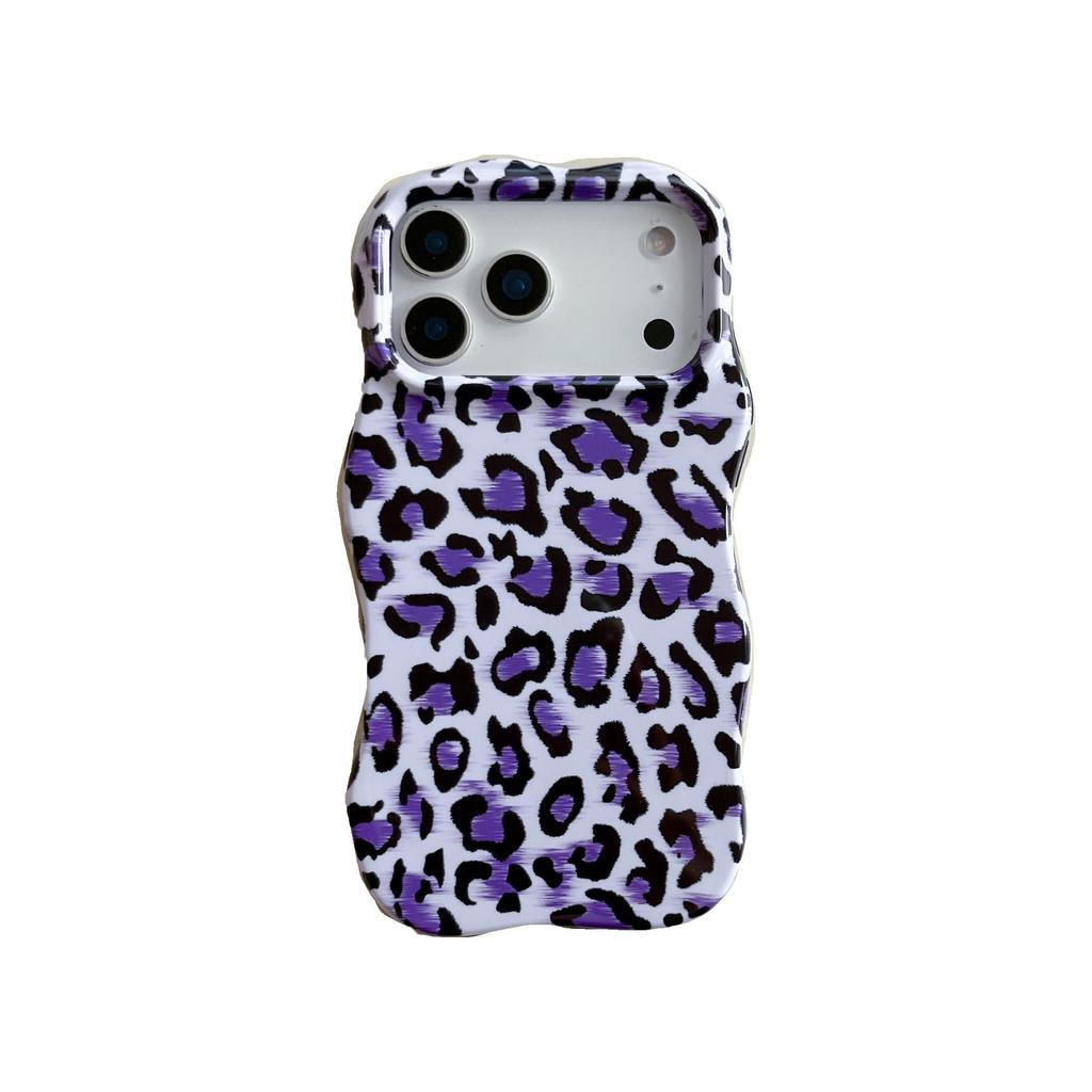 Leopard Print iPhone Case for 16 Pro Max/17 with Dual-Layer Film