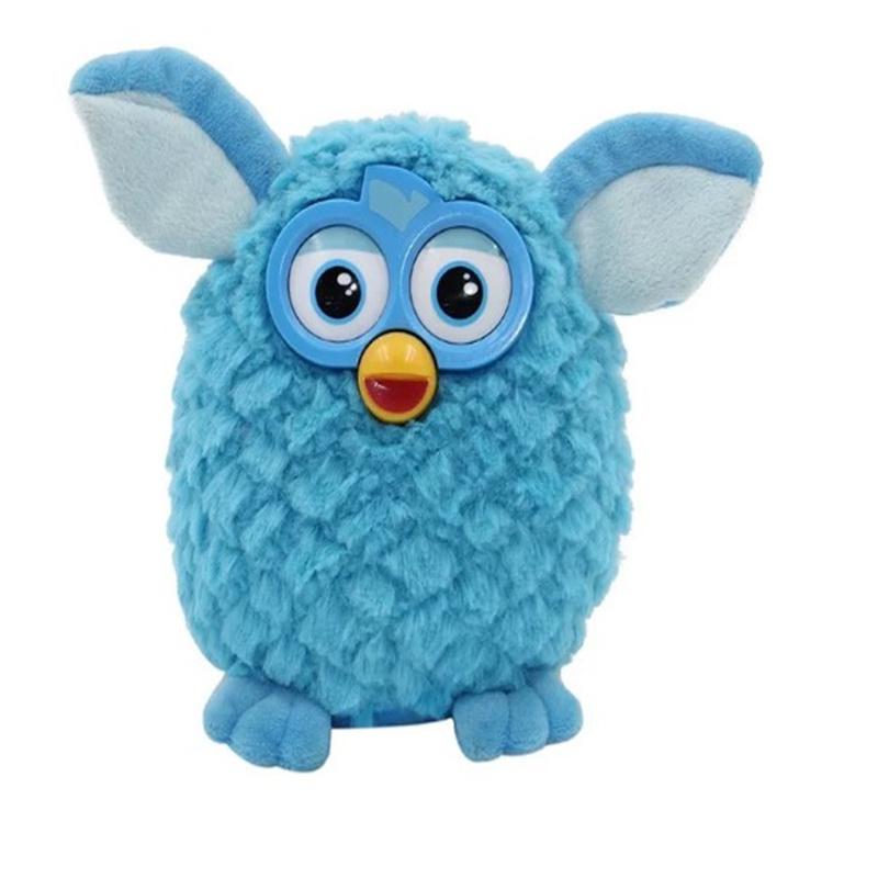 

Электронные домашние животные, интерактивные игрушки Фиби Фирби, домашние животные, сова, эльфы, запись, говорящий хомяк, умная игрушка, кукла Furbiness Boom синий
