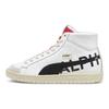 Puma Ralph Sampson 70 Mid Draft Unisex Sneakers White Black Red 381199-01