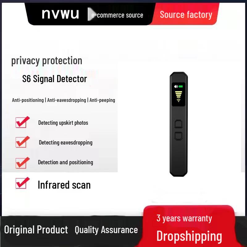 S6 Wireless Signal Detector: Anti-Peeping, Camera Finder, GPS Tracker Model T1