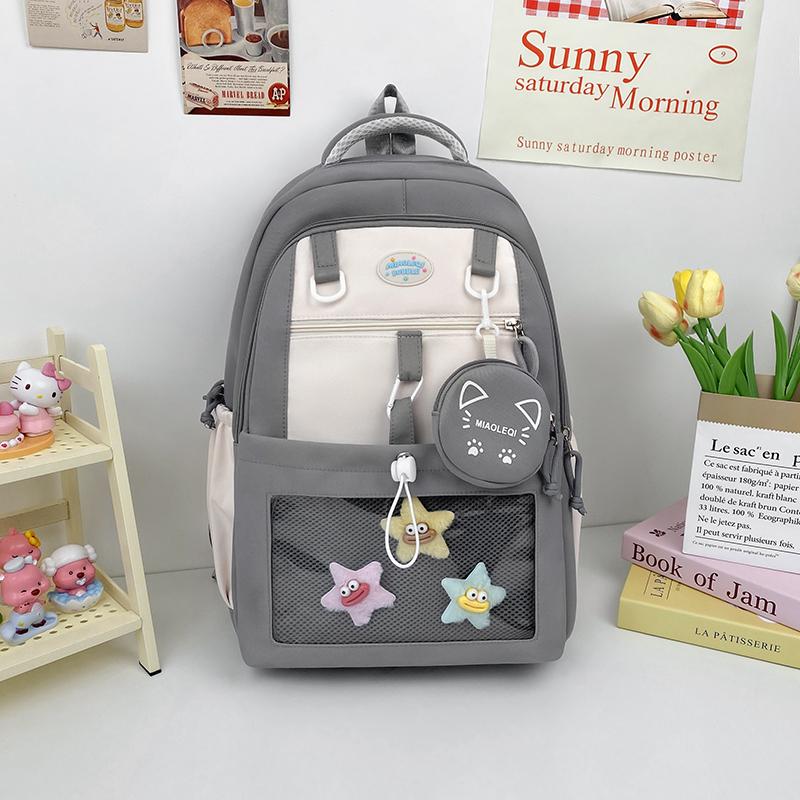 College Style Backpack Student Large Capacity Schoolbag