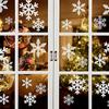 88Pcs/Sheet Large Snowflake Stickers Christmas Glass Window Sticker Clings Decals For Christmas Decorations Snowflake Stickers