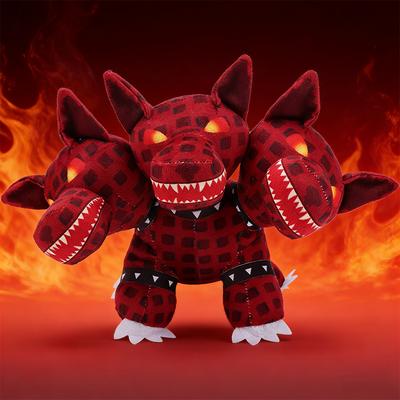 21cm STEAL A BRAINROT Cerberus Pluche Speelgoed Schattige Driehoofdige Draak Poppen Spel Omgeving Draak Speelgoed Zacht Speelgoed voor Kinderen Verjaardagscadeau