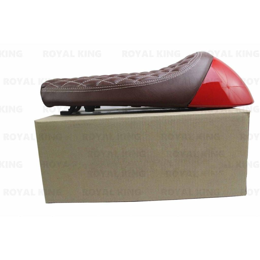 Royal Enfield Interceptor & Gt 650 "Premium Leather Single Rider Seat With Cowl"
