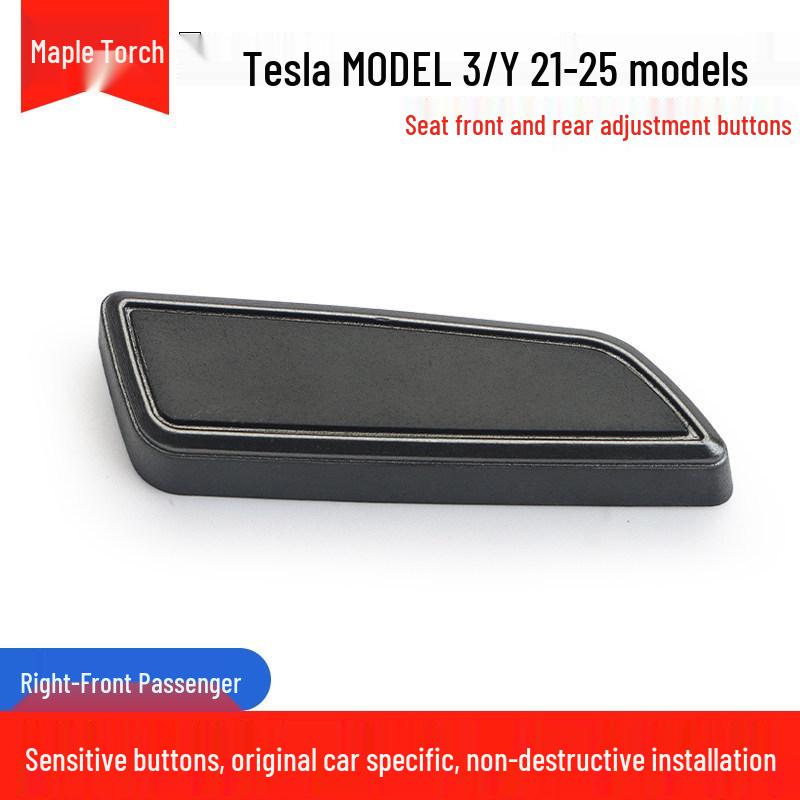 Tesla Model 3 & Y Seat Adjuster Buttons: Electric Backrest Switch for Driver & Passenger