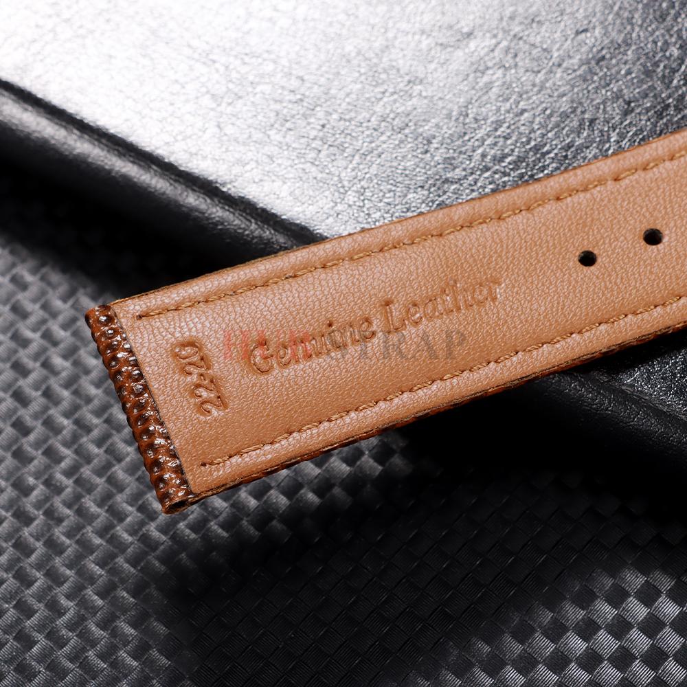 Echsenmuster Uhrenarmband 14/15/16/18/19/20/21/22mm Retro PU-Armband für Seiko für Omega Vintage Uhrenarmband Armband Zubehör