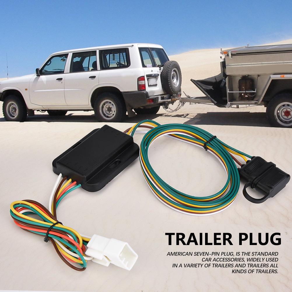 4 Pin 12V US Trailer Hitch Wiring Tow Harness Power Controller Plug