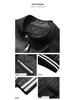 Herren Trendy Lederjacke mit Stehkragen - Lockere Passform, Lässig, Modisch, Bequemes Gewebe mit Schlichtem Linienmuster.