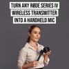 RODE Microphones Interview GO Wireless Handheld Microphone Adapter