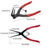 90/180° Bending Pliers Long Nose Bent Snap-Ring Pliers Heavy-duty Cylinder Internal Ring Remover Pliers Garage Tools