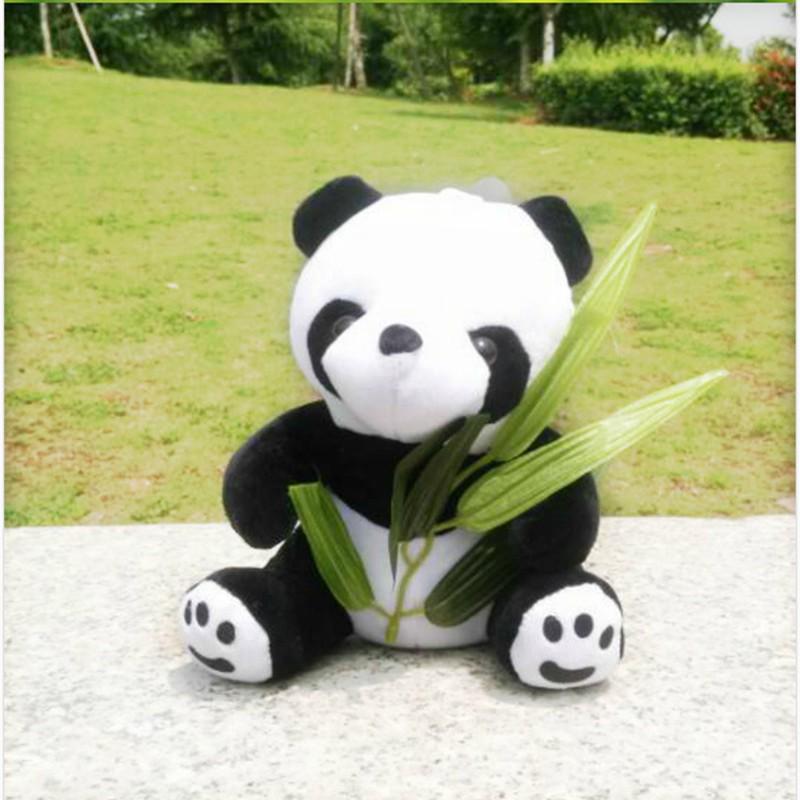 

Маленький Милый Плюшевый Подвеска Панда - Лежащая Панда Шарм для Рюкзака Realistic Panda