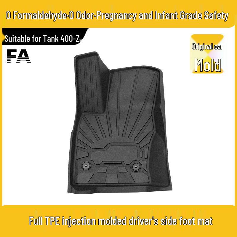 Odorless TPE Floor Mats for Great Wall Tank 400 Hi4z - Full Coverage Driver s Side Tank 400 HI4-Z