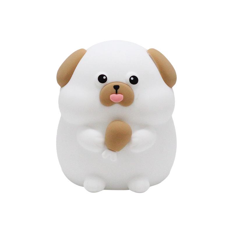 Greedy Dog Soft Silicone Night Light - Eye-Friendly Sleep and Nighttime Feed Companion