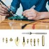 Brass Tip Refinement Tool For TS100 Soldering Irons Precise Engraving Suitable For Heat Dissipation Crafting Application