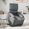 VidaXL Recliner, Relaxation Chair with Adjustable Backrest and Footrest, Living Room Seat, Grey 3204889