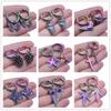 1pair Round Hoop Ear Piercing Stainless Steel Earrings For Women Men Jewelry Alloy Pendant Star Cross Aretes De Acero Inoxidable