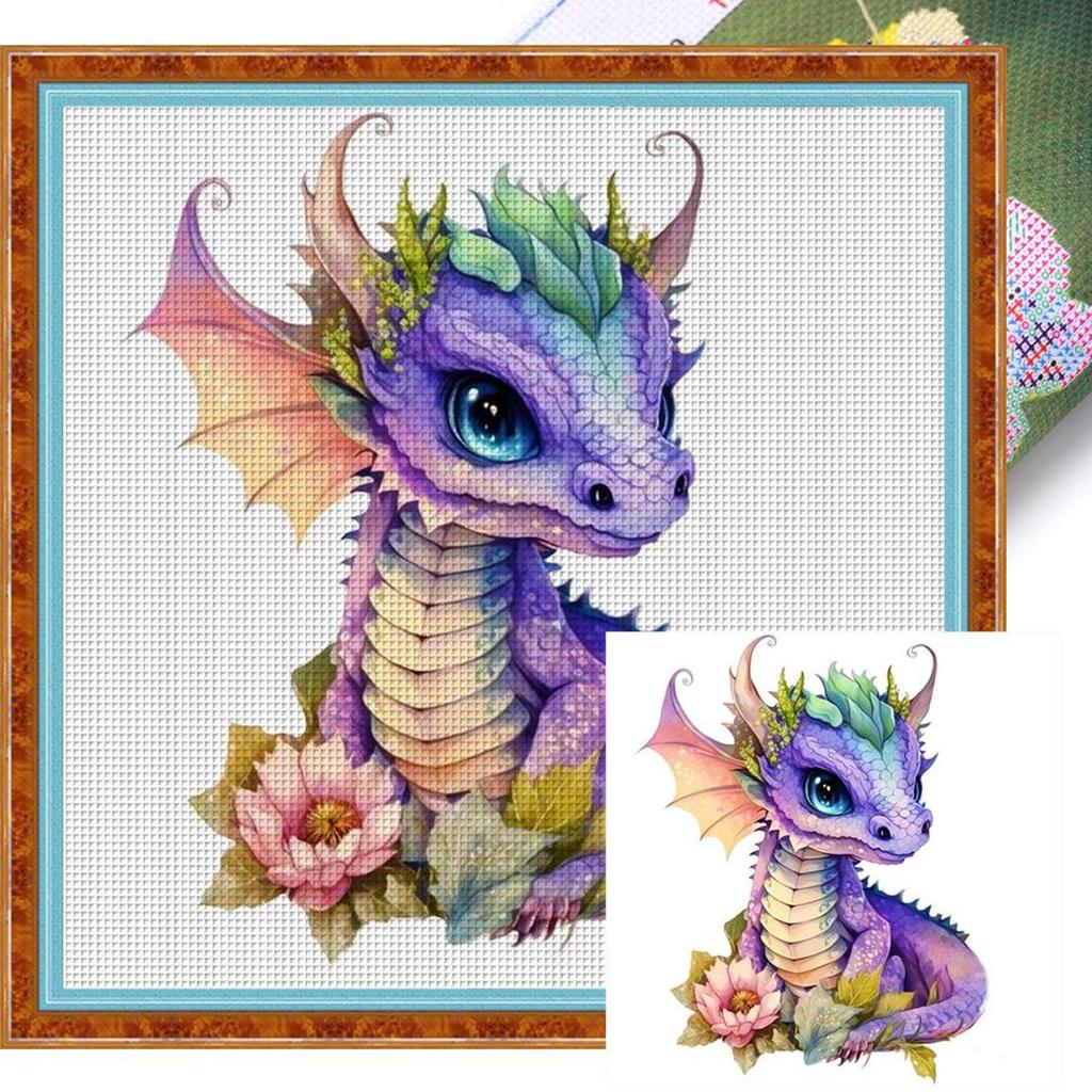 Full Embroidery Cotton Thread 18CT Printed Cross Stitch Kit Artwork