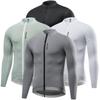 WOSAWE Summer Spring Men's Mountain Road Bike Cycling Jersey Breathable Long Sleeve Commuter Sportswear Cycling Clothing