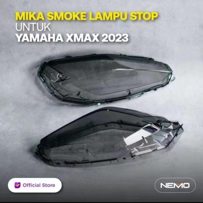 Yamaha XMAX300 23-24 Smoked Black Rear Taillight & Turn Signal Cover