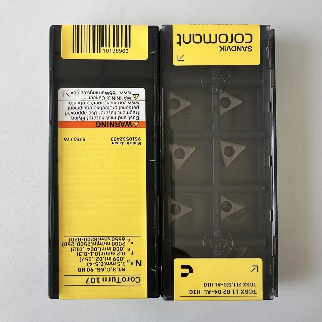 SANDVIK / TCGX110204-AL H10 / Original Swedish hard alloy blade 10 Pcs