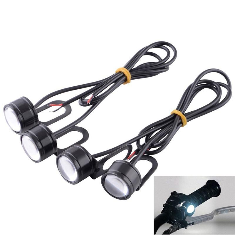 12V 3W Motorcycle Eagle Eye Driving Light LED Reverse Backup Driving Light Fog Lamp Headlight Bulb Daytime Running Light