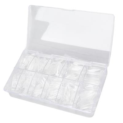 Nagelspitzen Transparent Ultradünn Nicht Markierend Oval Kurz Nagelkunst Blatt Nagelpatch