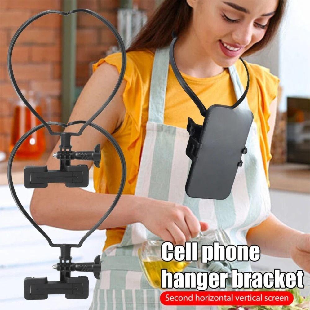 

360° Rotatable Neck Phone Holders Portable Mobile Phone Shooting Bracket