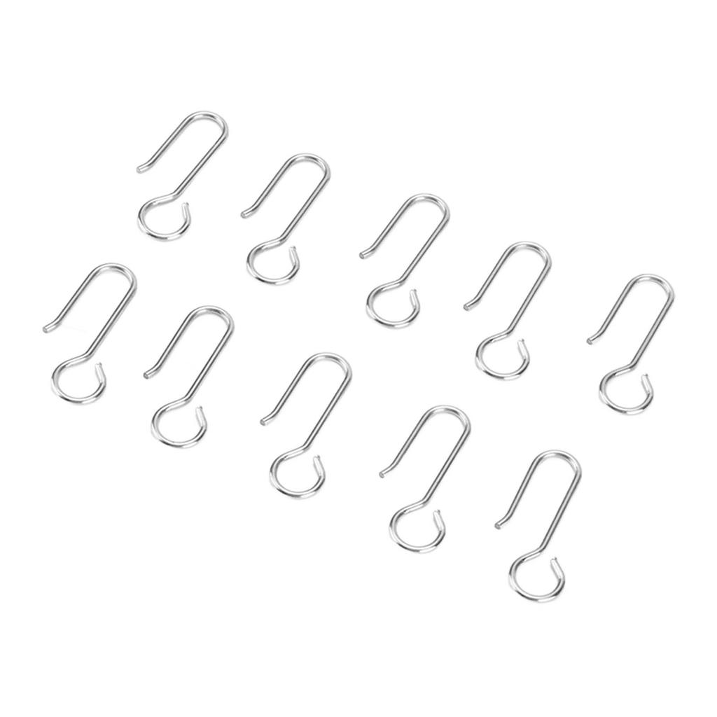 80 st Gardinkrokar Liten Storlek Lätt Rostfri Hållbar Enkel Installation Draperikrokar för Hem Kontor Klassrum