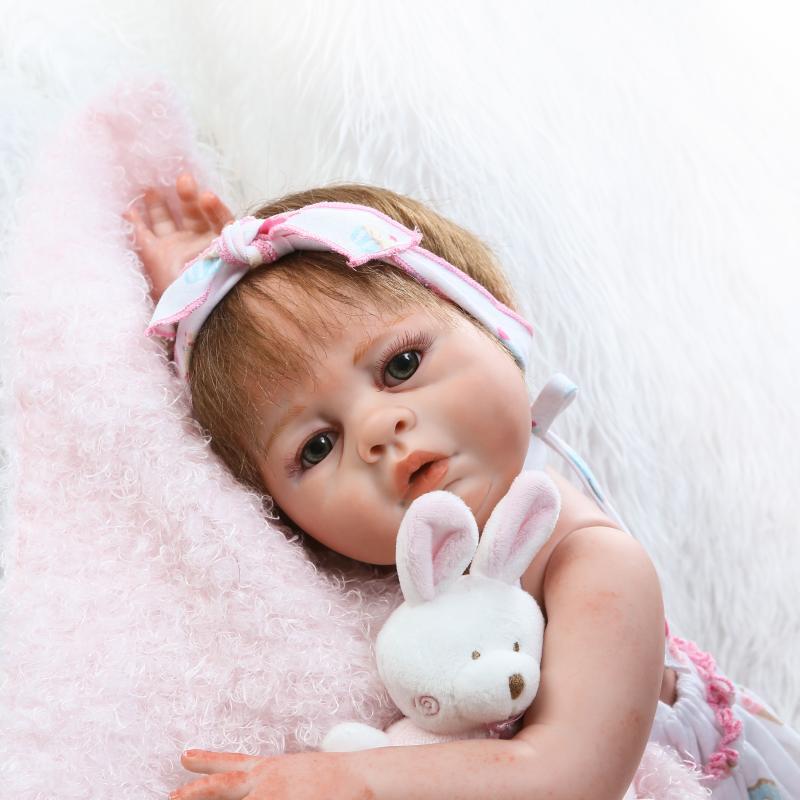 NPK Full Glue Washable Bath Toy Doll for Role-Playing and Early Education 50 cm