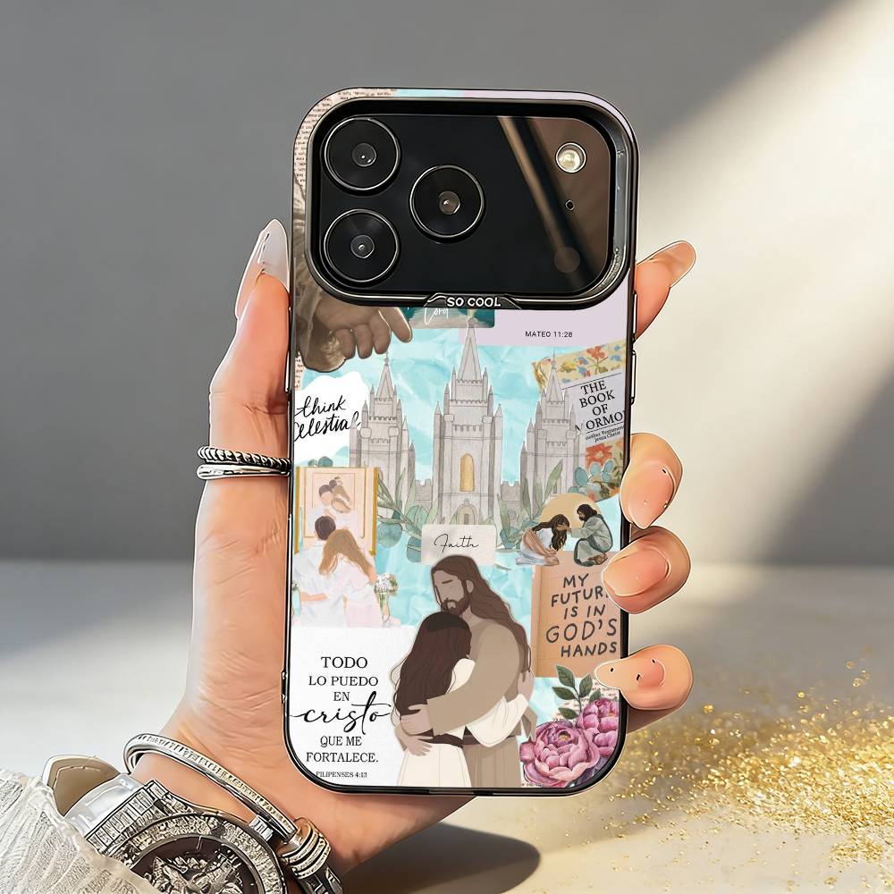 

1PC The Book Of M-Mormon Phone Case For iPhone17,16,15,14,13,12,11,Pro,MAX Gray Matte Silicone Black Cover iPhoneXSMAX