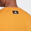 adidas FI Wtr Crew Sweatshirt with Large Logo Print Men Tops Orange H46508