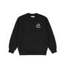 Palace Outliner Designer Crew Neck Sweatshirt With Tri-Ferg Back Print Unisex Tops Black P20CS140