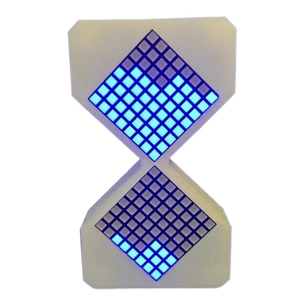 Cyber Style LED Electronic Hourglass with Gravity Sensing Luminous Sandglass Birthday Gift