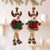 Adorable Plush Reindeer Christmas Tree Ornaments