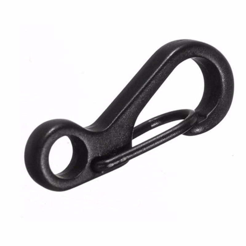 2Pcs Camping Equipment Survival Carabiner Snap Spring Clip Outdoor Hiking Keychain Clip
