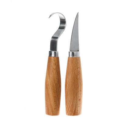 Holzschnitzmesser, Meißel, Holzbearbeitungsschneider, Handwerkzeug-Set, Holzschnitzerei, Schälen, Skulpturaler Löffel, Hakenschnitzerei, Holzschnitzerei