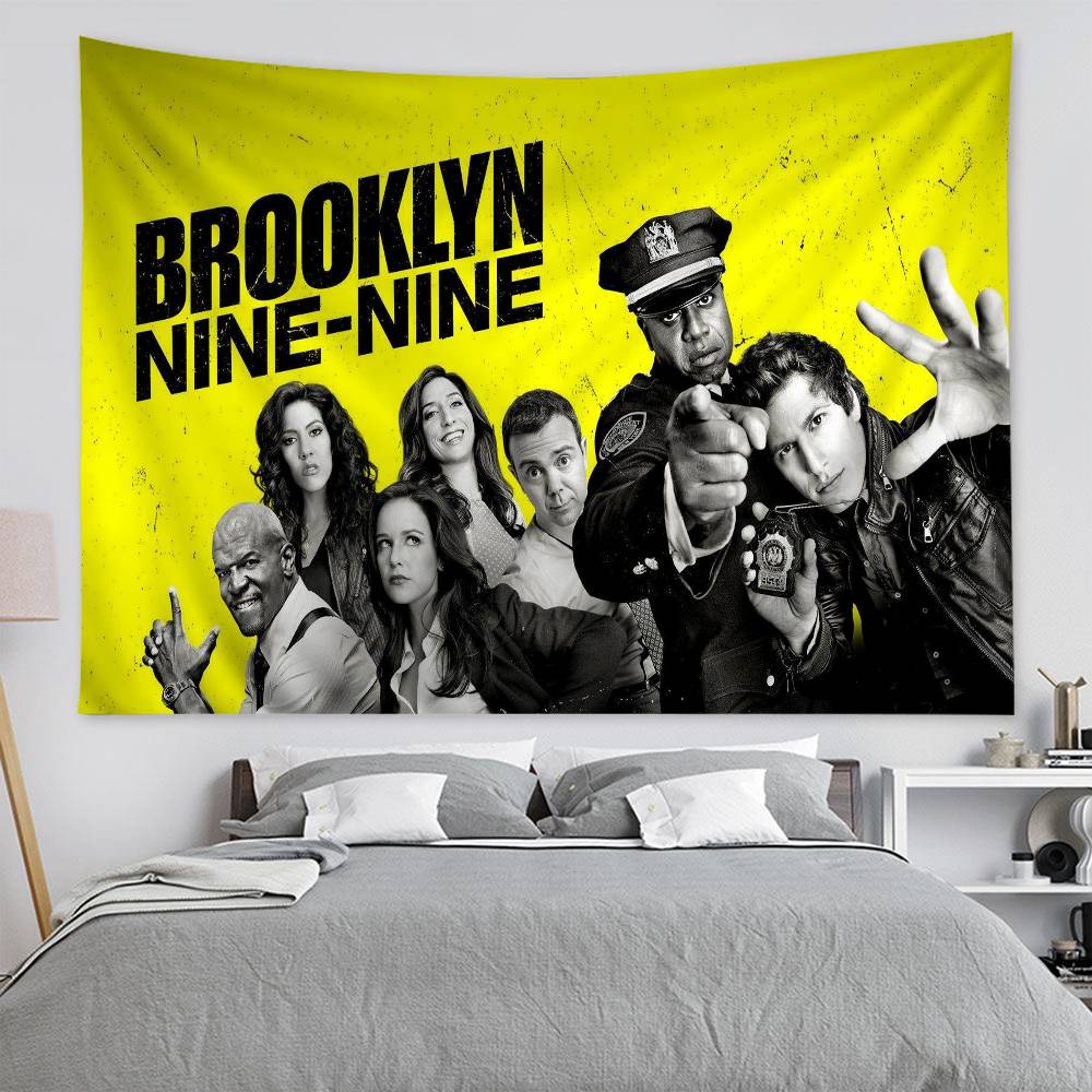 Comedy TV BBrooklyn Nine Nine Anime Tapestry Hanging Tarot Hippie Wall Rugs Dorm Home Decor