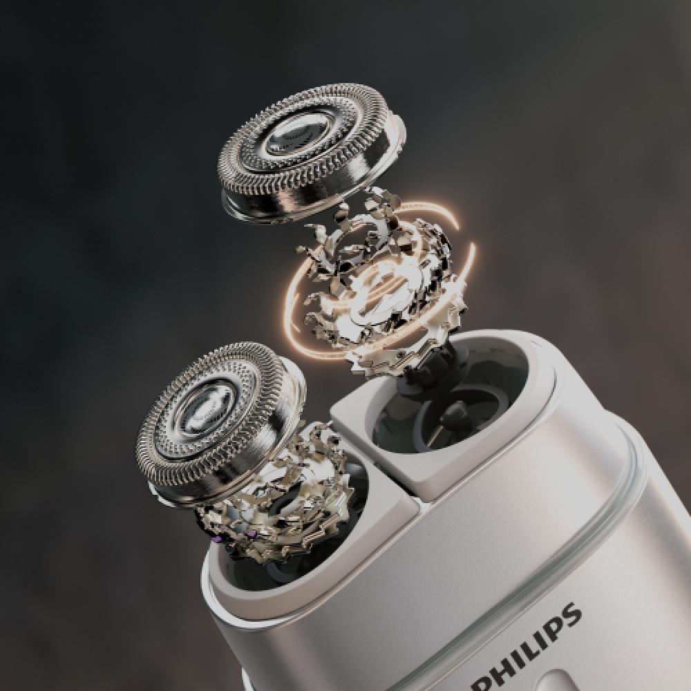 Philips Kompakt Pro Tragbarer Elektrorasierer Silber S793 06