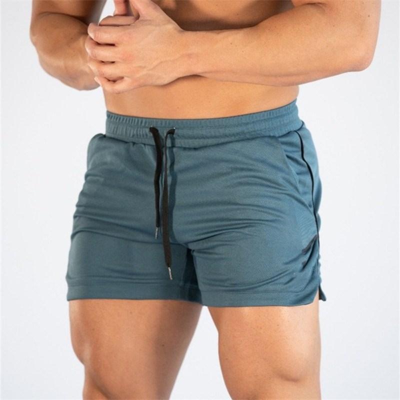 New Large-size Sports Shorts for Men's Quick-drying Marathon Running Three-point Pants Fitness Beach Pants