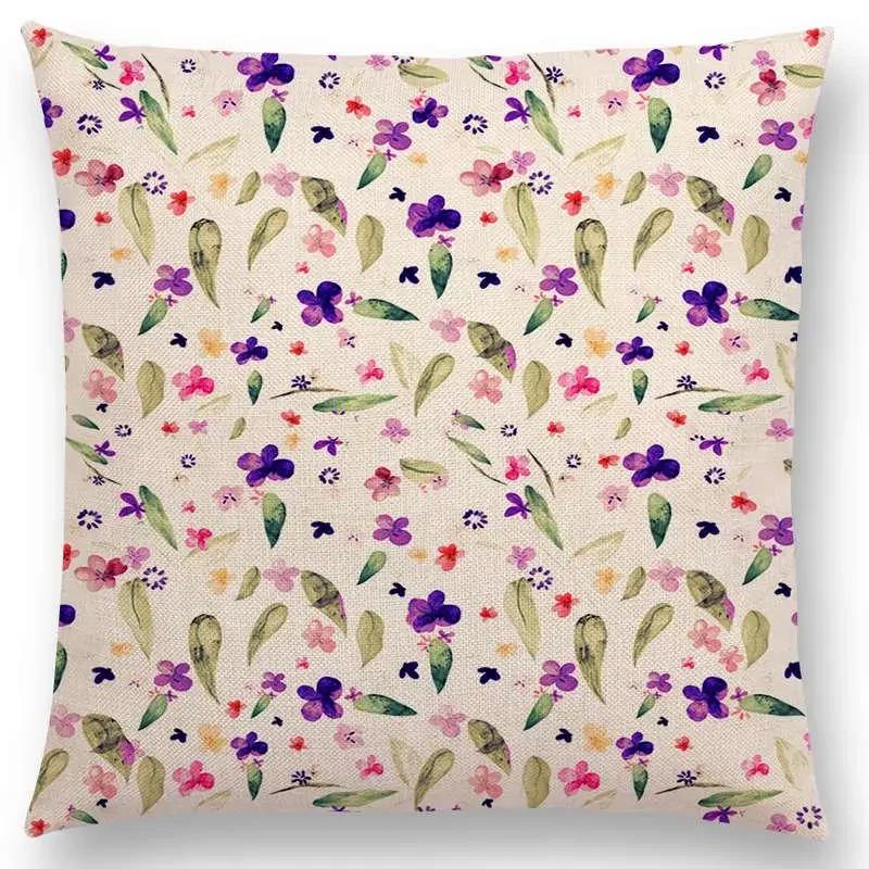 Neueste Kissenbezüge für kleine Mädchen mit Blumenmuster, verträumter Garten, Fantasienacht, Sofakissenbezug für Mädchen