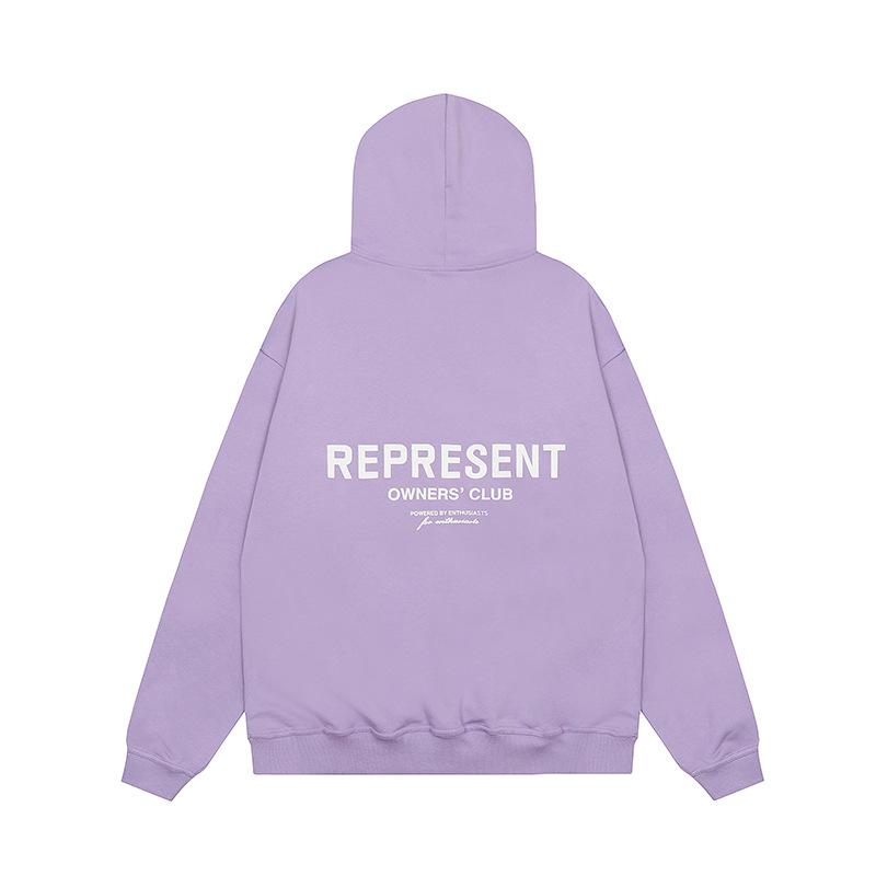 The correct version of the outer order Represents the small label letter sweater FOG printing high street men and women couples loose hoodie trend