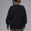 Jordan Flight Fleece Crew Sweatshirt Women Tops Black FB5117-010