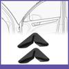 TWO Black Universal Automobile Car Side Door Edge Corner Guard Protector