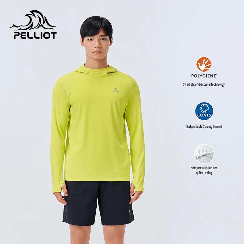 

Pelliot Men s Hooded Sport T-Shirt XXL