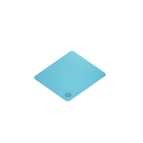 SteelSeries QcK + Aqua Großes Gaming-Mauspad mit rutschfester Gummibasis, 45cm x 40cm x 0.2cm, Groß (Produktcode: 63462)